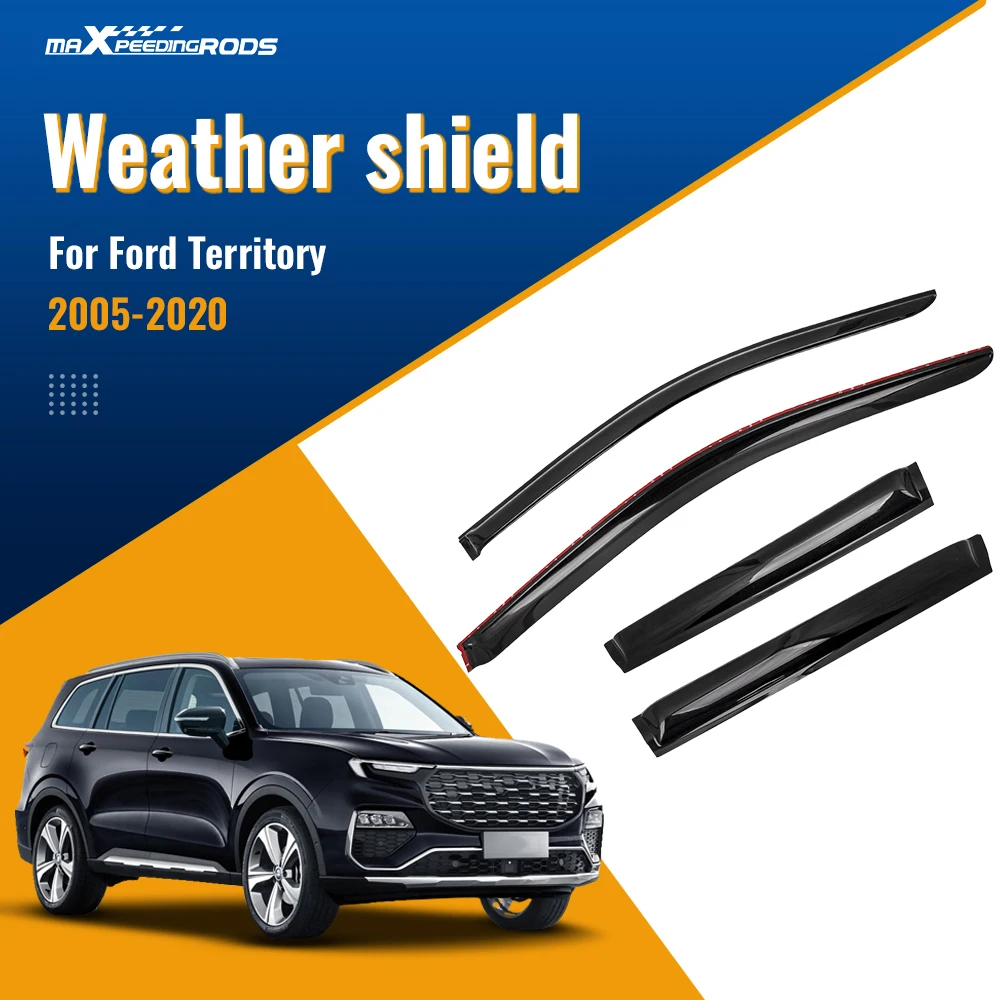 

Weathershield Wind / Rain Vent Guard Front Rear For Ford Territory 2004-2019