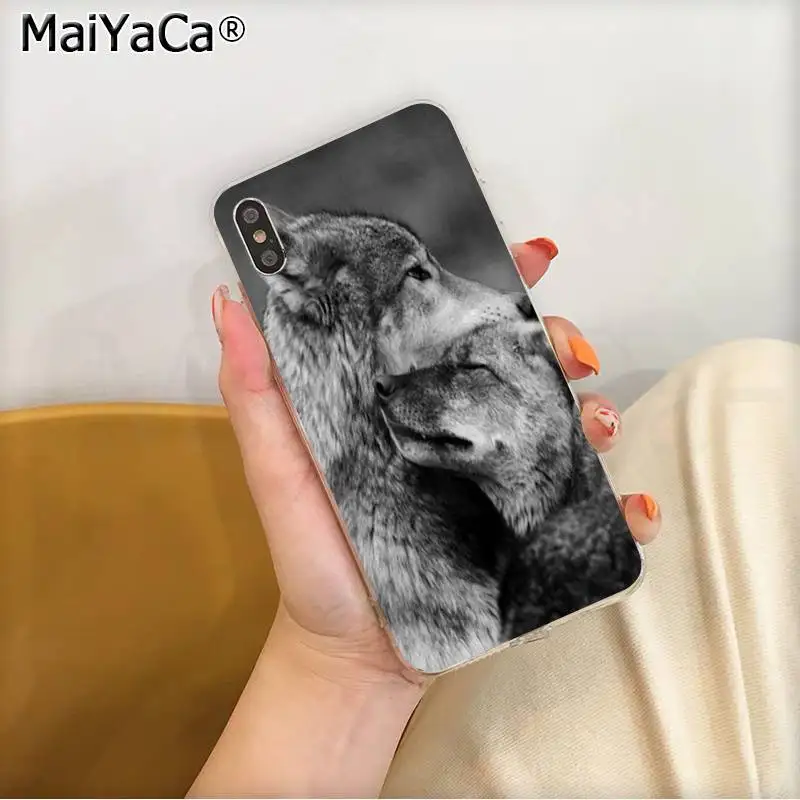 Classic Cool Wolf Hipster Phone Case Cover For Iphone SE 2020 11 Pro XS MAX 8 7 6 6S Plus X 5 5S XR | Мобильные телефоны и