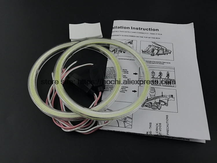 Высокое качество COB Led Light Белый Halo Cob Led angel eyes Кольцо ошибок для mazda 3 2010 2011 2012 2013