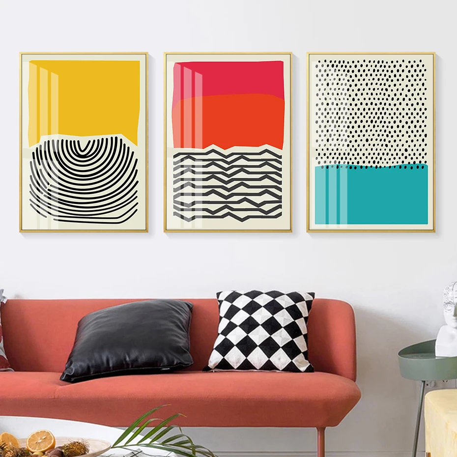 Modern-Multicolored-Red-Blue-Abstract-Geometric-Wall-Art-Canvas-Painting-Picture-Poster-and-Print-Gallery-Living (2)