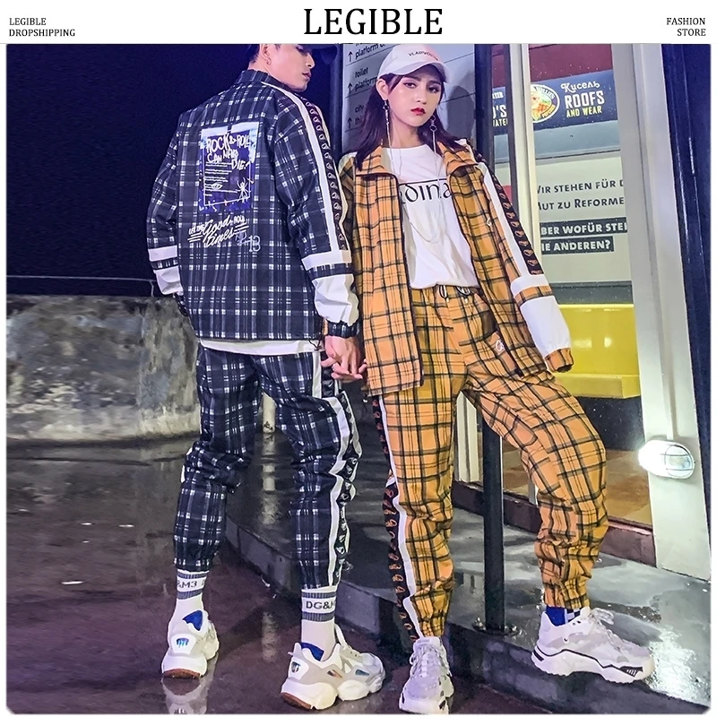 Разборчивый хип-хоп Уличный танцевальный Мужской комплект из двух ...