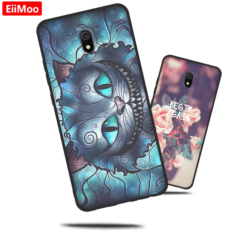 Чехол EiiMoo с мультяшным рисунком для Xiaomi Redmi 8A чехол силиконовый задней панели