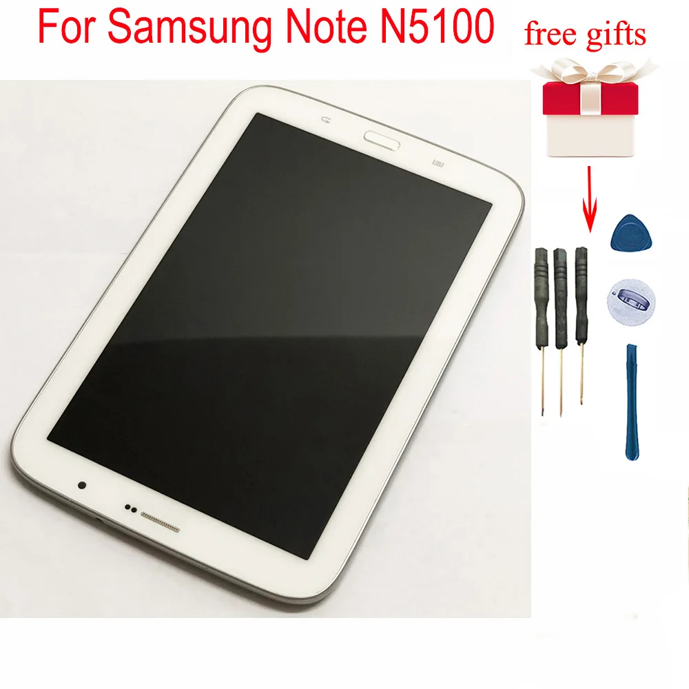Для Samsung Note N5100 ЖК дисплей сенсорный экран дигитайзер сборка с рамкой для Galaxy GT