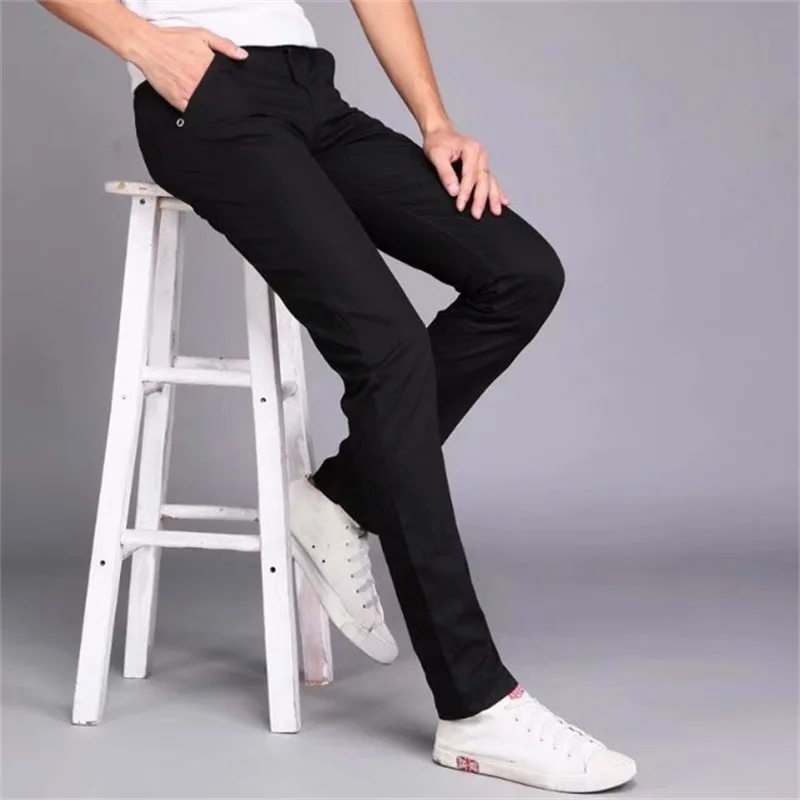 

2017 Spring And Summer New Style Korean-style MEN'S Casual Pants Straight Slim Youth Men's Trousers Thin Workwear MEN'S Trousers