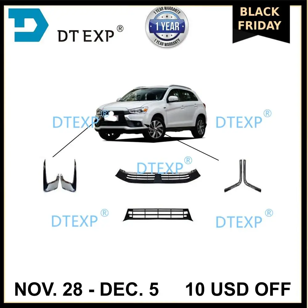 Хромированная решетка для OUTLANDER SPORT bumper net для ASX rvr 6407a104 6402a444