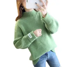 *#Best Price Knitted Sweater Women Loose Solid Thick Turtleneck Pullover Sweater Jumpers Stylish Tops for Female Autumn Winter *#Best Price Knitted Sweater Women Loose Solid Thick Turtleneck Pullover Sweater Jumpers Stylish Tops for Female Autumn Winter
