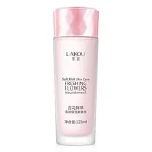 Бренд laikou 125 мл увлажняющий тоник с цветочным питанием увлажняющий, увлажняющий, разглаживающий и подтягивающий уход за поры кожи