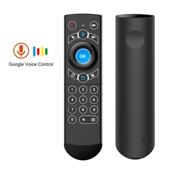 

G21 Wireless Air Mouse 2.4G Smart Voice Remote Control IR Learning Backlit Gyro for X96 Mini H96 MAX Android TV Box vs G10S