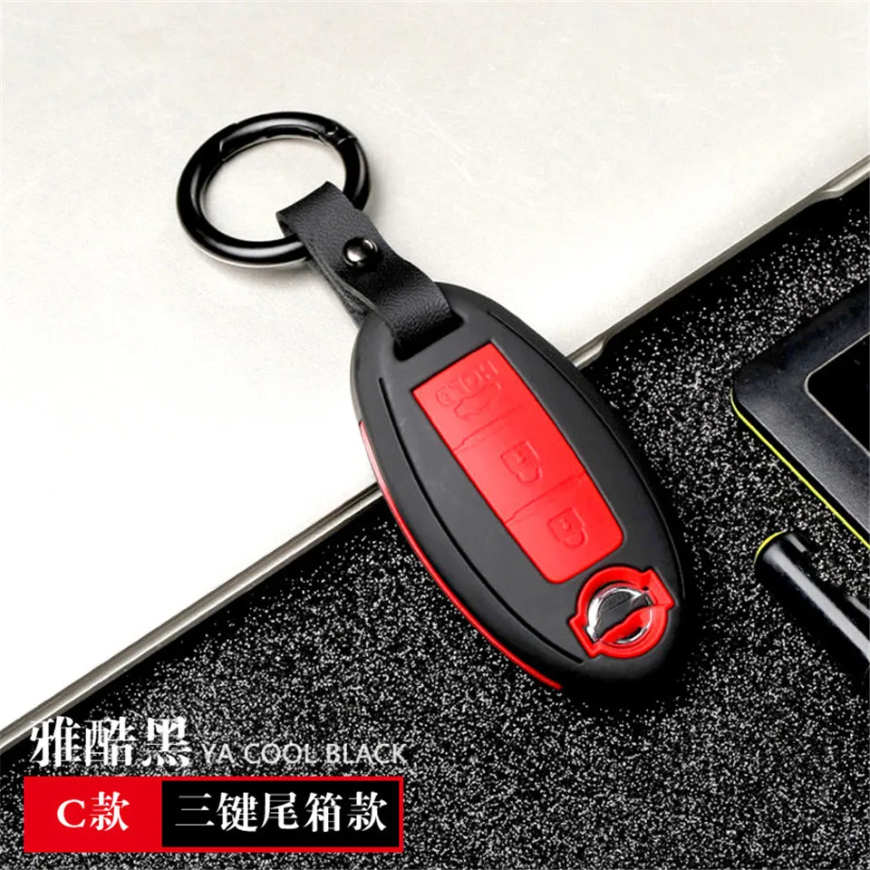 Cover Telecomando/chiave per nissan juke qashqai j10 versa micra qashqai j11 x trail t32 qashqai accessorie micra k12 calci murano foglia - H461b8035cff349e4922e8a85cb667067G