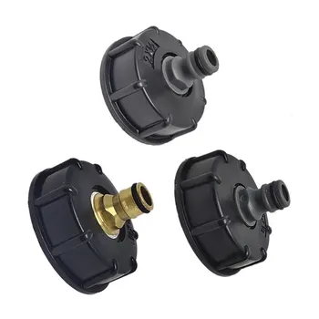 

1Pc New IBC Hose Adapter Reducer Connector Water Tank Fitting 2''/4" Standard Coarse Thread Durable Garden Hose Pipe Tap Storage