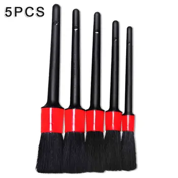 

5pcs Car Cleaning Brushes Cleaning Washing PP Plastic + Mixed Fiber Brand new