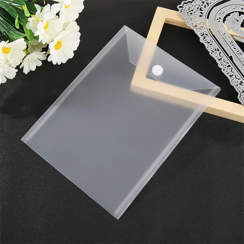 Magic Sticker Large Die Stamp Storage Bag Used To Store Cutting Dies Hot Foil Embossing Folders Organizer Bags 10Pcs/lot 18x24cm storage bag storage box storage container stamp storage binder