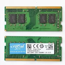 Crucial – ram DDR4 so-dimm pour ordinateur portable, 4/8/16 go, 2133/2400/2666/3200MHz, 1.2V, 3200 broches, NON ECC
