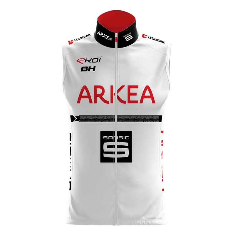 

SPTGRVO Lairschdan Men Women 2019 White Cycling Vest Team ekoi Sleeveless Summer Shirt MTB Ropa Bicycle Jersey Bike Clothing top