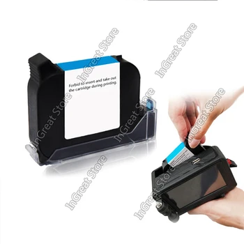 

12.7mm Black Quick-drying Solvent Ink Cartridge 42ML for Handheld Mini Printer QR Code Printer
