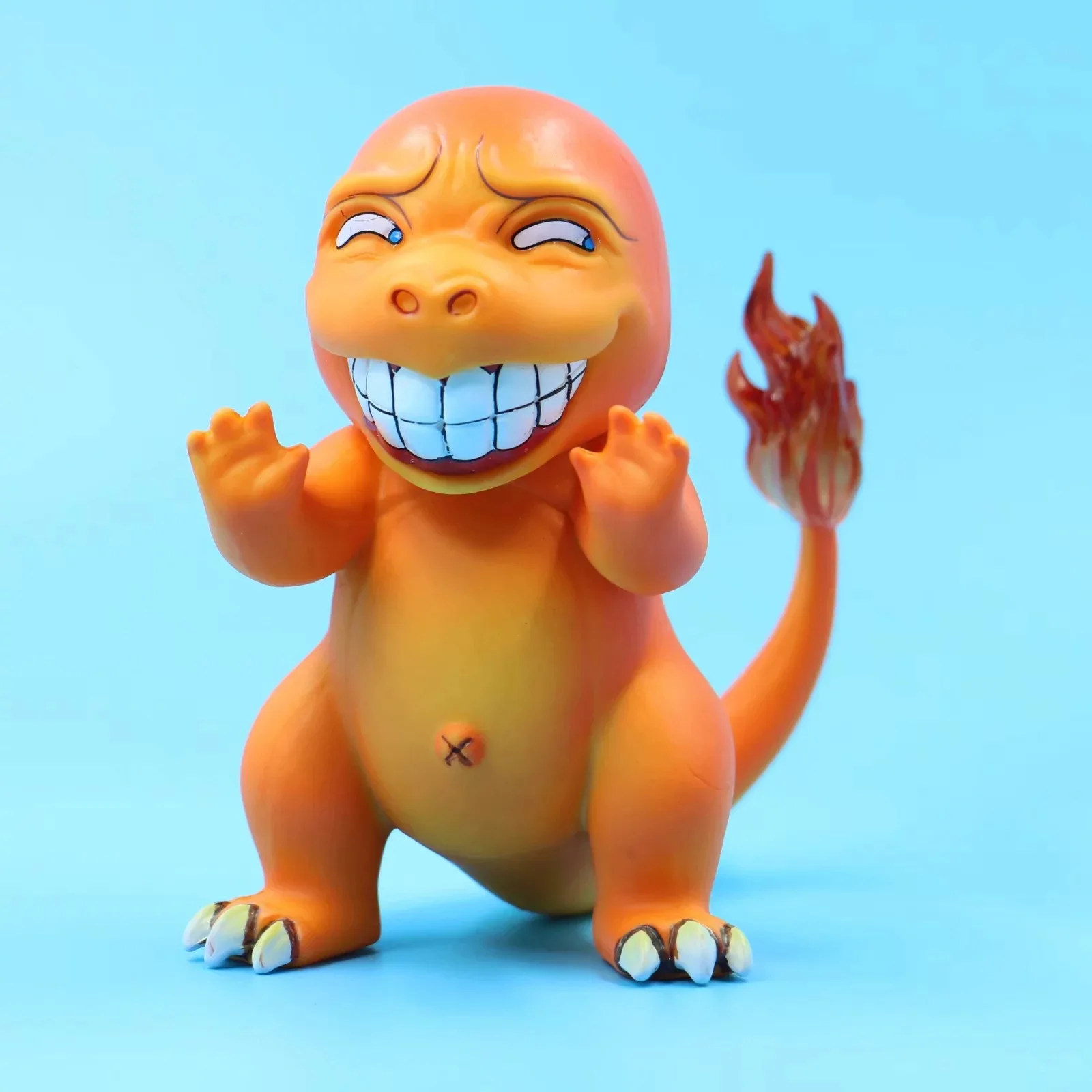 Pokemon Pet Elf 6-Elves Cable Clamp Flame Dragon Pikachu Bulbasaur Capsule Toy