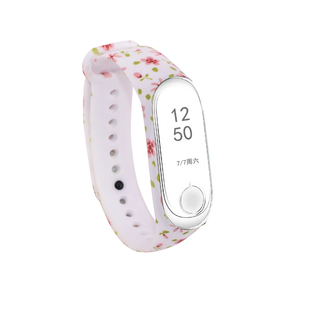 Miband 3 4 Colorful Straps Mi band 3 4 Accessories Replacement Silicone Varied Wriststrap for Xiaomi Mi 3 4 Smart Bracelets