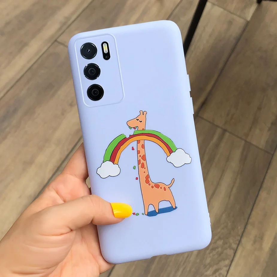 cases for oppo cases For Oppo A16 A16s Case CPH2269 Soft Silicone Stylish Candy Painted Cover For Oppo A16 OppoA16 S A54s Case Oppo A 16 s Coque Capa cases for oppo cases Cases For OPPO