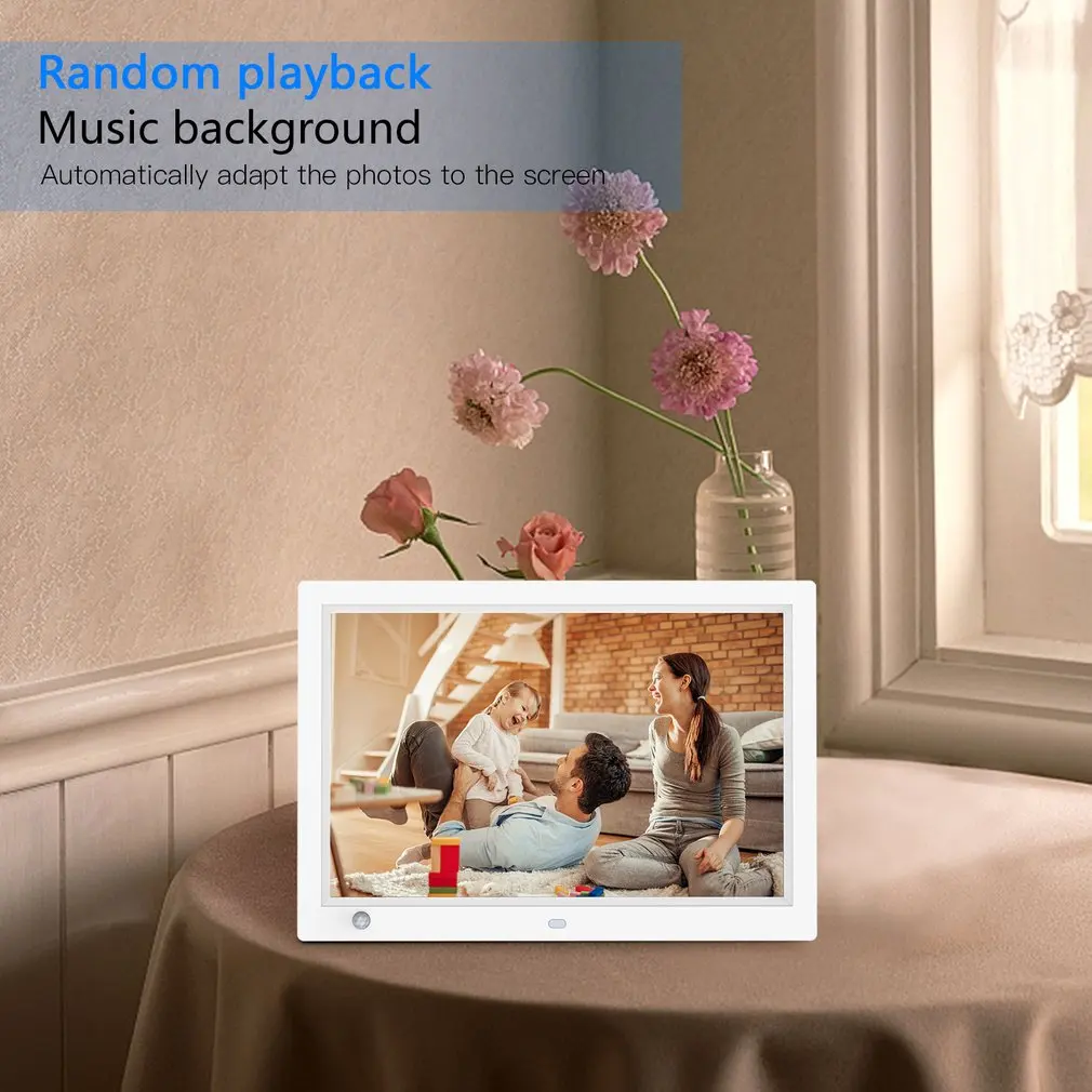 

12 inch HD LCD Digital Photo Frame & Commercial Advertising Machine Human Sensor Video Player with Remote Control