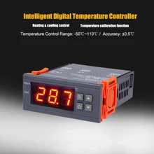 Цифровой регулятор температуры со смарт-функцией микрокомпьютера отопления охлаждения Термостат контроля температуры Регулятор 220 В 24 в 12 В