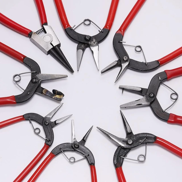 5 Styles Stainless Steel Pliers Jewelry Making Tools Wire Cutter Plier for  DIY Jewelry Repair Wire Wrapping Supplies Handcraft