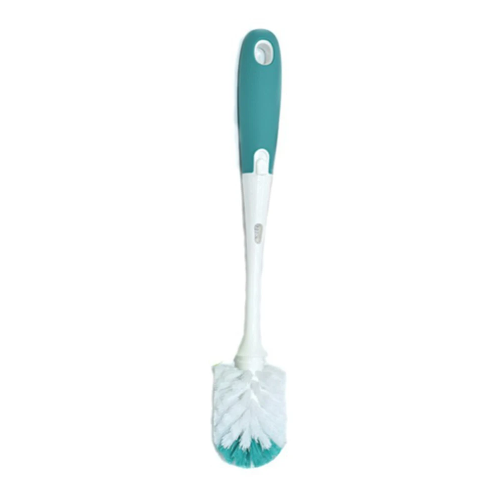 2 в 1 инструмент для мытья многофункциональная Нетоксичная роторная бутылка щетки для кухни легко установить ручка очистки легкий - Цвет: Синий