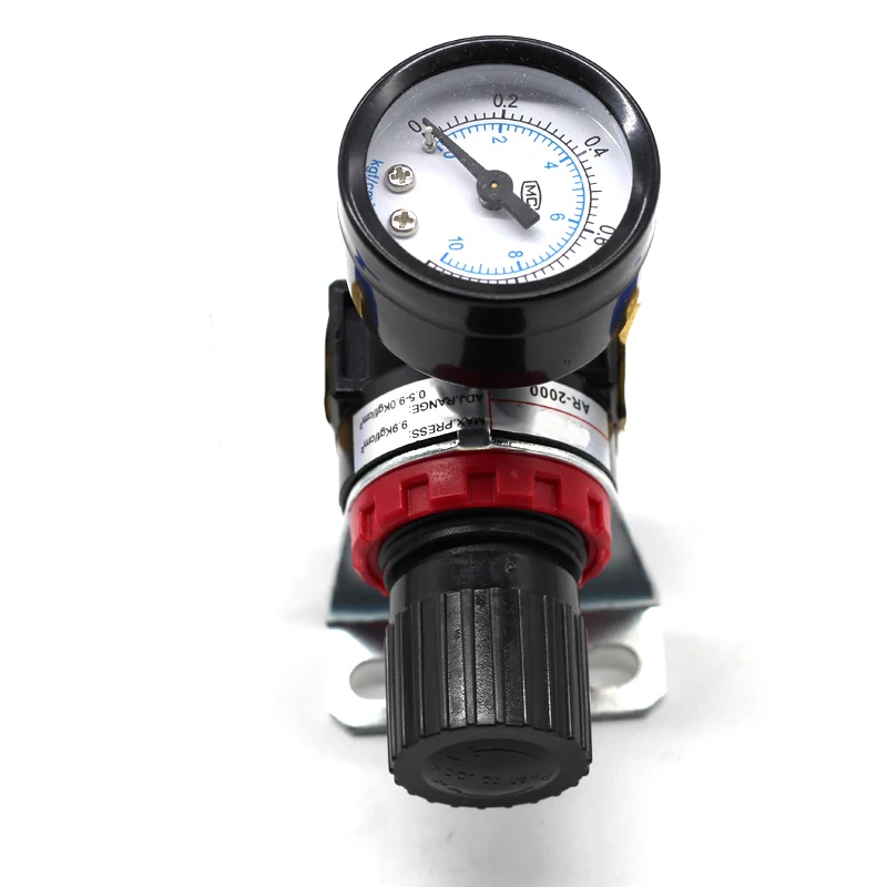 

AR2000 G1/4'' Air Control Compressor Pressure Relief Regulator Valve with Fitting Gauge Pneumatic Tool Accessory