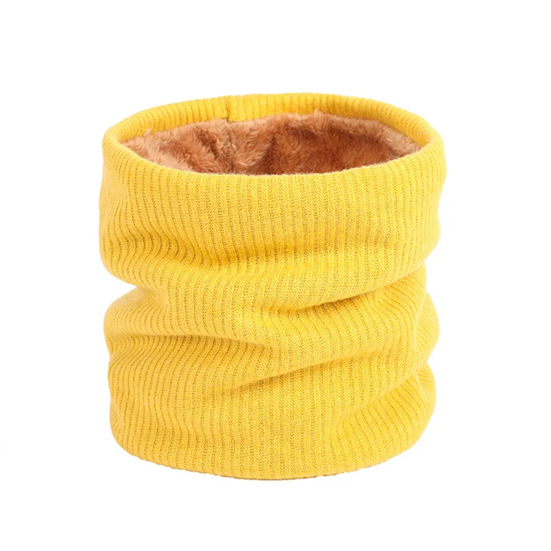 

Colorful Winter Scarf Women Double Knit Plus Velvet Infinity Snood Ladies Round Scarf Warm Collar Couple Wrap Circle Neckchief