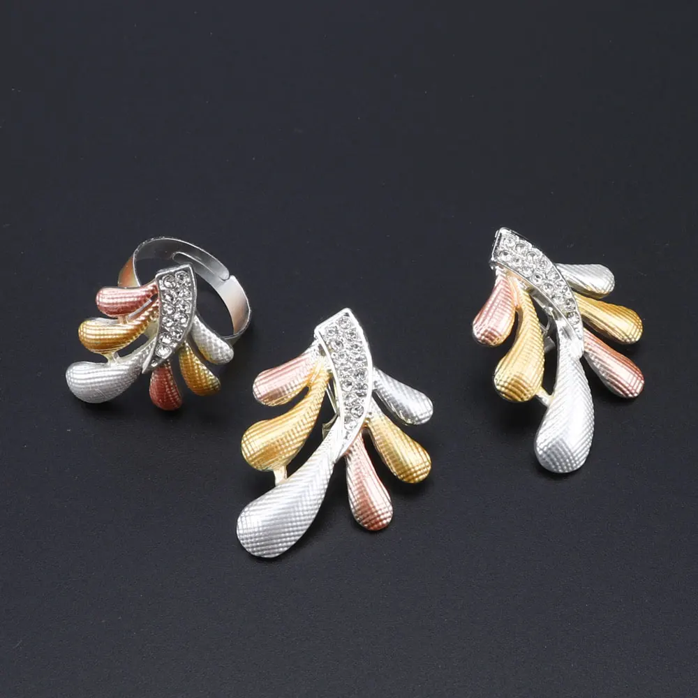Woman Accessories Jewelry Set Bridal Gift Fashion African Beads Jewelry Set Wholesale Dubai Gold Jewelry Set Wedding Design