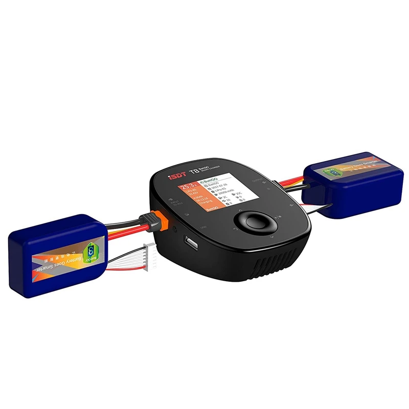 Isdt T8 Battgo Lipo зарядное устройство/Dis зарядное устройство, баланс зарядное устройство Dis зарядное устройство 30A 1000 Вт Dc 2-8S ЖК-дисплей цифровой умный Аккумулятор Ba