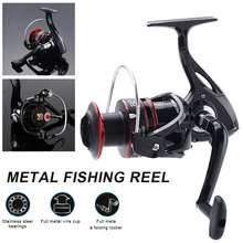 Metal Spool Fishing Reels Spinning 8-12kg Max Drag 5.2:1 High Speed Carp Spinning Reels Saltwater Reel Fishing Accessories