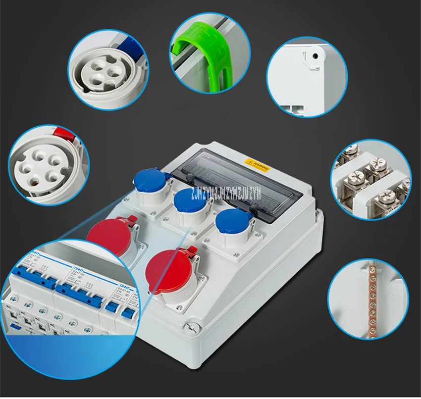 Plastic Distribution Box Industry Distributor Box Wall Hanging Combined Socket Box Construction Plant Maintenance Box Switch Box