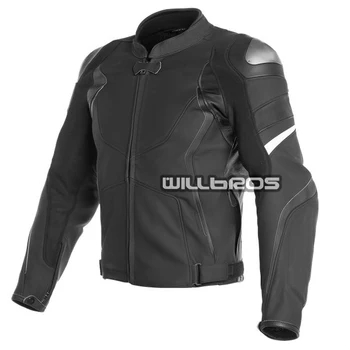 

Dain AVRO D2 Motorcycle MX Dirt Bike Motocross Scooter Moto Leather Jacket With Protector
