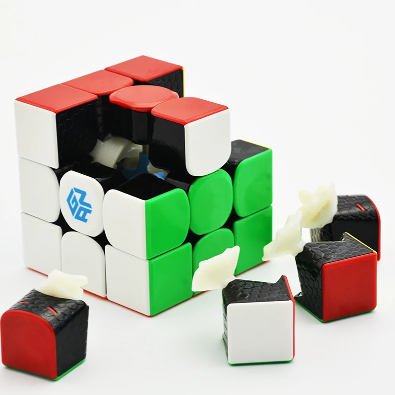 Gan356 R S 3x3x3/GAN 354M магнитный кубик без наклеек волшебный Профессиональный 356 скорость Magico Cubo GAN356AIR Пазлы для детей