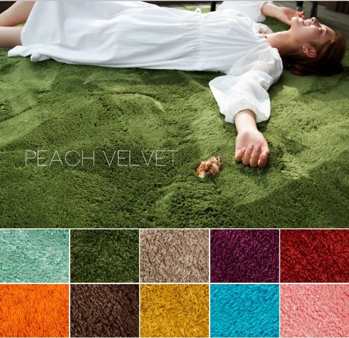 1 modern home living room large size Silk thick  bedroom bed down rug (2)