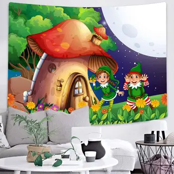 

Simsant Movie Monster Tapestry Fire Ice Dragon Giant Animals Wall Hanging Backdrop for Apartment Bedroom Decor