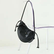 Женская сумка осень зима дизайн нишевый ремень уплотнительная сумка полукруглый Досуг дикая сумка через плечо