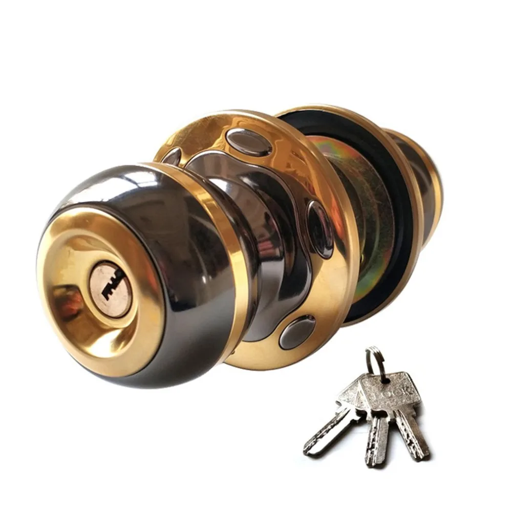 

High Grade Stainless Steel Ball Lock Copper Lock Core Computer Key Indoor Wooden Door Lock Core Ball Lock Hardware Accessories