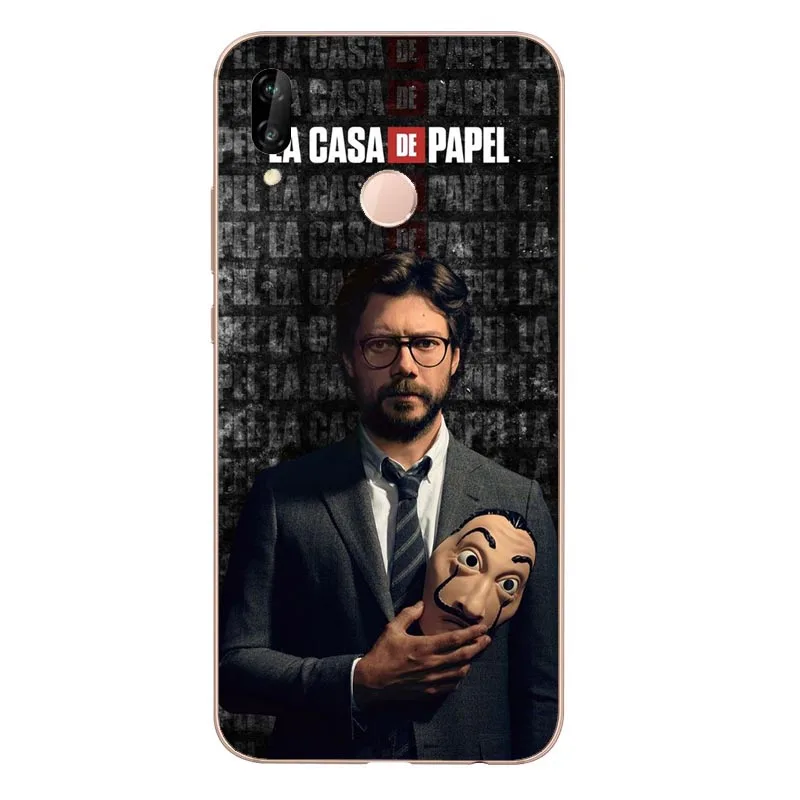 La casa de papel Tokio испанский ТВ прозрачный мягкий Силиконовый ТПУ чехол для телефона huawei P8L P20L P20LITE P30 mate 8 9 10 mate 20Por RS