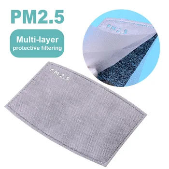 

PM2.5 4 Layer Anti Dust Mask Filter Protective Disposable Breathing Mouth Mask Non-woven Meltblown Activated Carbon Filter Paper