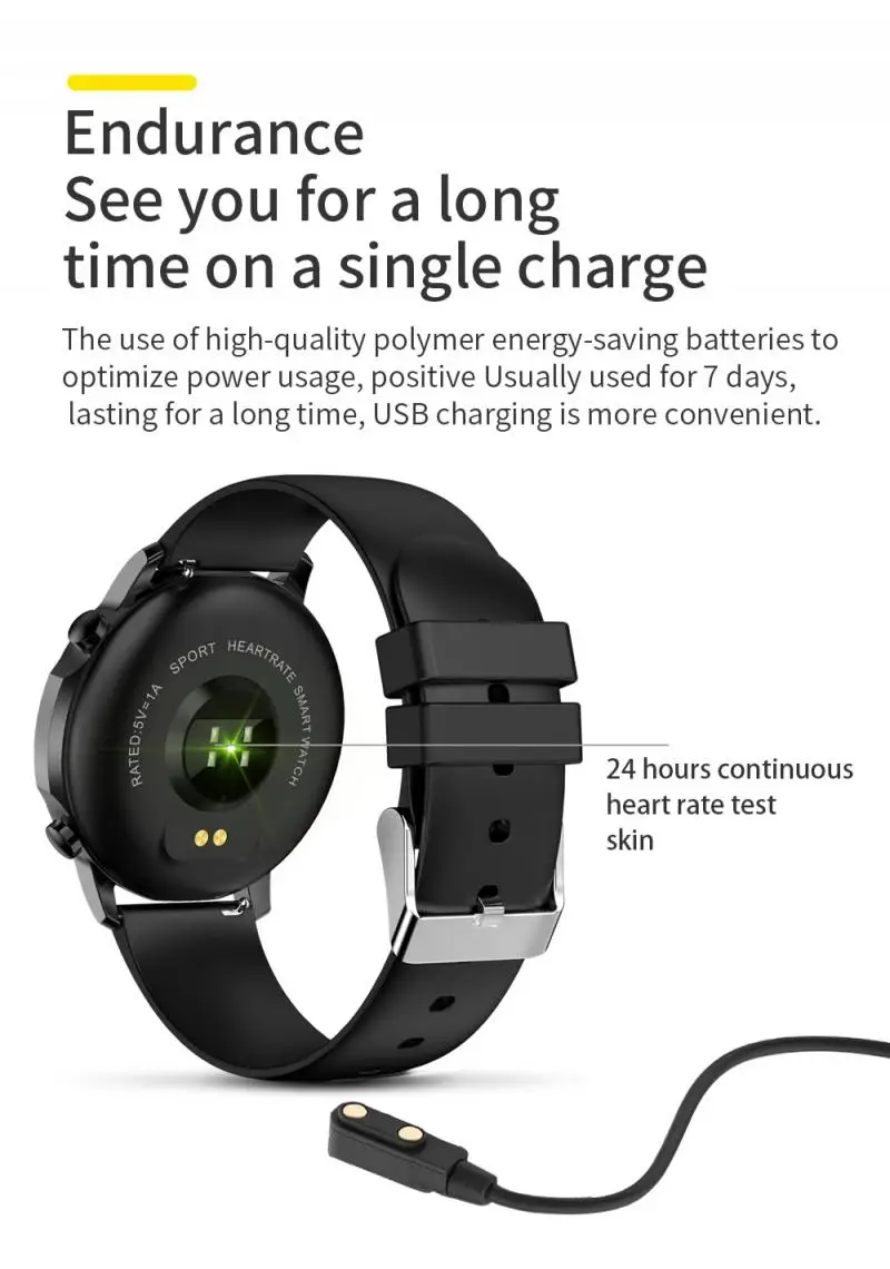 2021 V23 Smart Watch Full Touch Screen IP67 Waterproof Heart Rate Blood Monitor For IOS Android Sport Smart Watch Smart Band