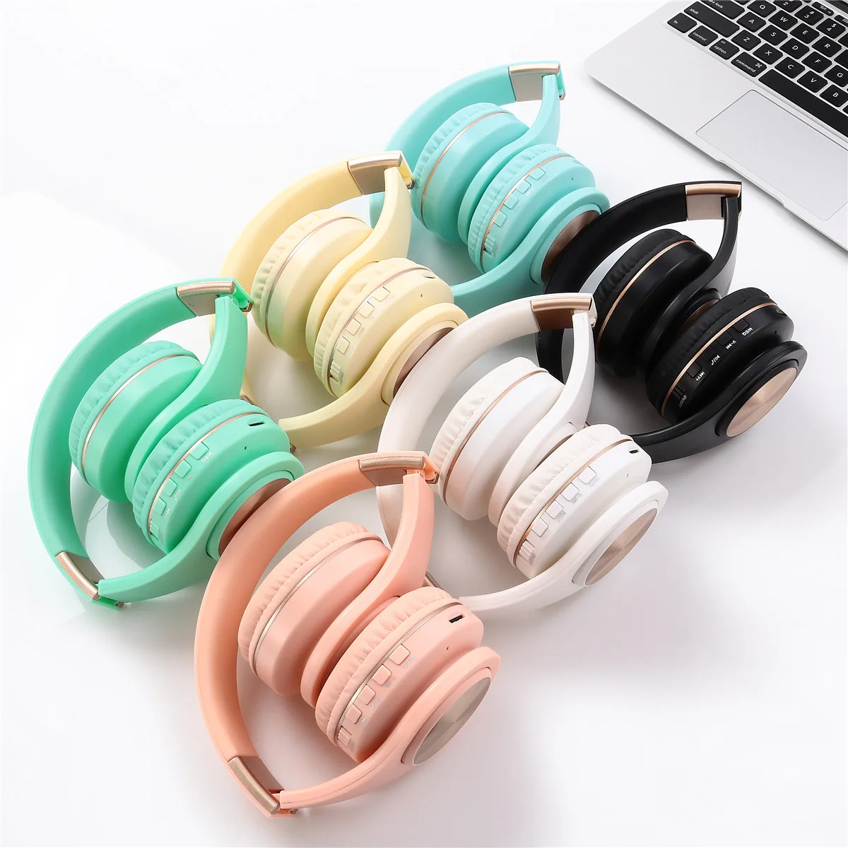FOOVDO Bluetooth 5 0 Headphone Sports Stereo Wireless Bluetooth Earbuds with Microphone Earphone Game Headset auriculares
