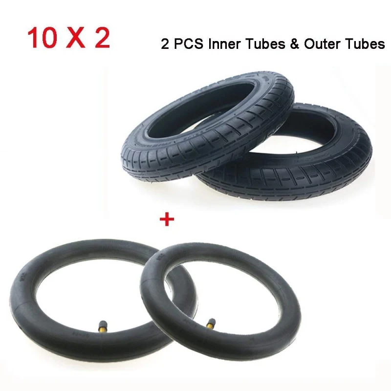 Wheel-Tubes Scooter Tyre Updated-Tires Xiaomi M365 10-Inches Thicken Inflation 2pcs