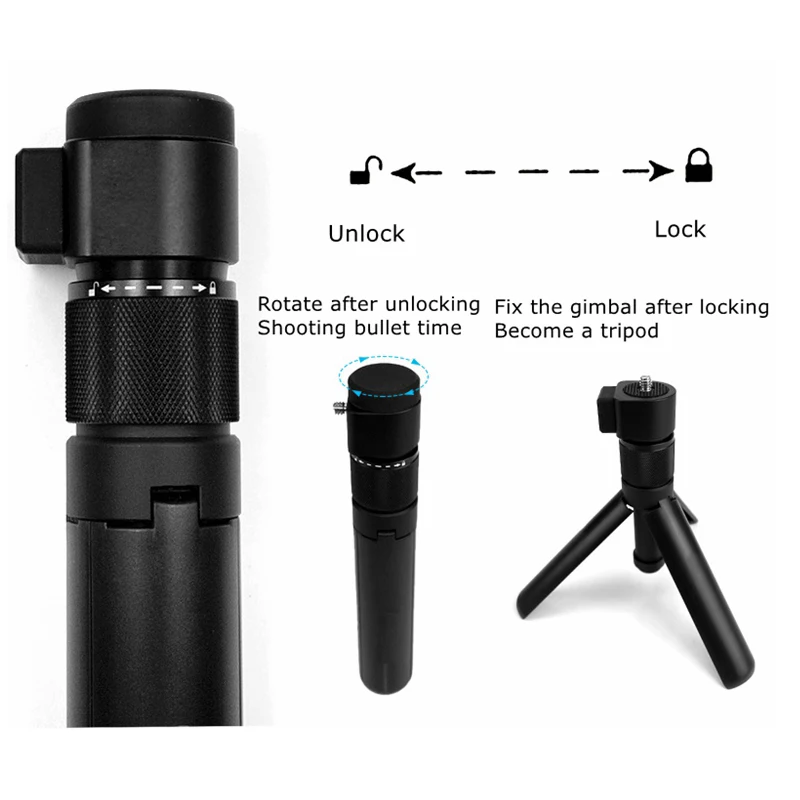 Вращающийся держатель селфи-палки штатив монопод для Insta360 One X/One 360 аксессуары для панорамной камеры