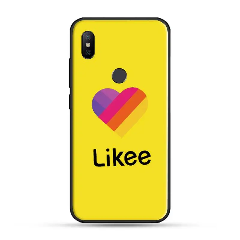 Модный мягкий силиконовый черный чехол Likee для телефона с котом медведем