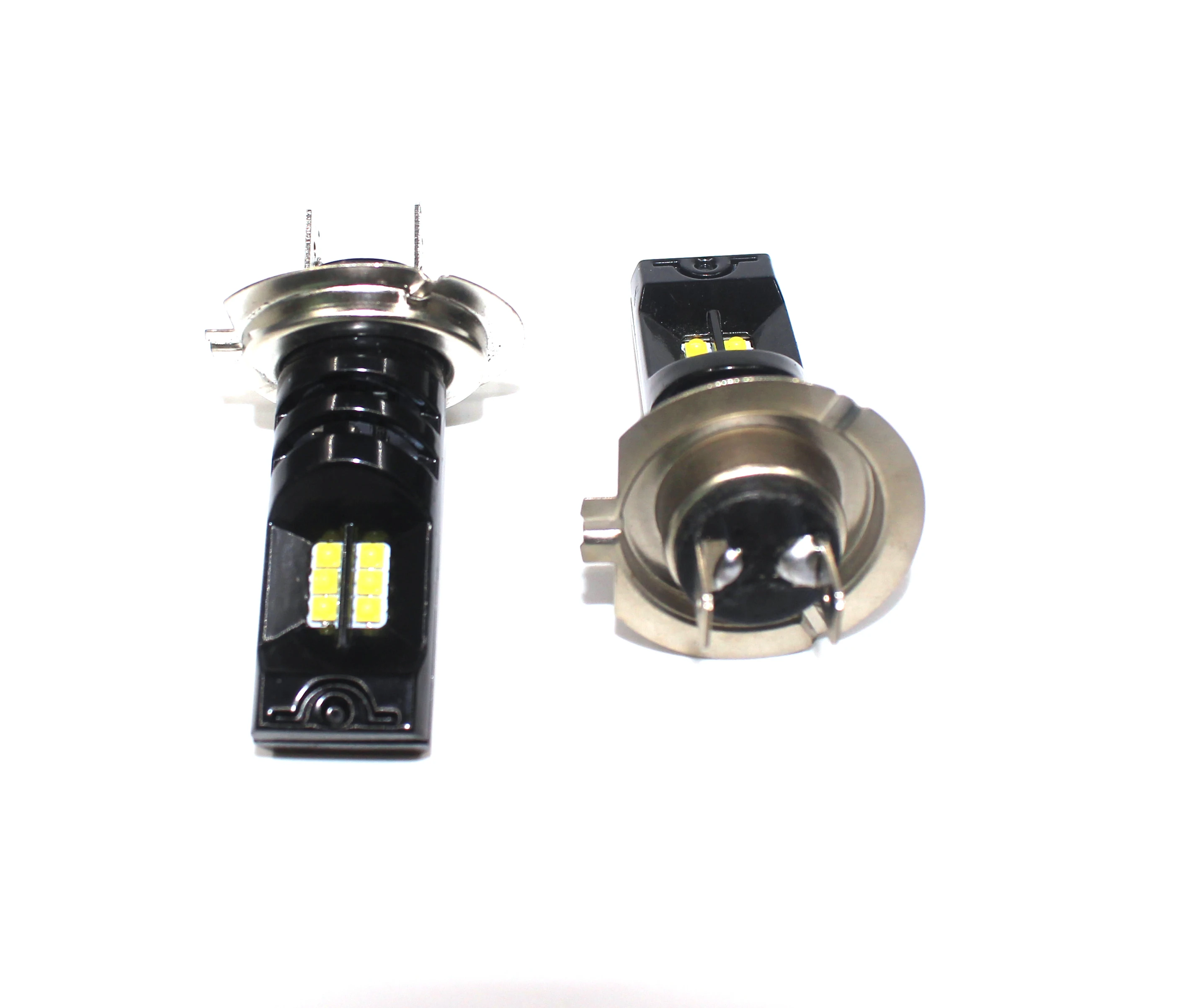 2 шт. Автомобильный светодиодный противотуманный светильник H7 12smd светодиодный головной светильник лампочка 12V 6500K DRL белая автомобильная лампа