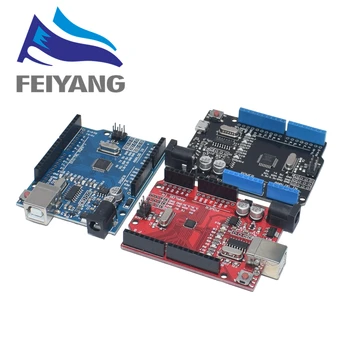 

UNO R3 Development Board ATmega328P CH340 CH340G For Arduino UNO R3 With Straight Pin Header with Cable