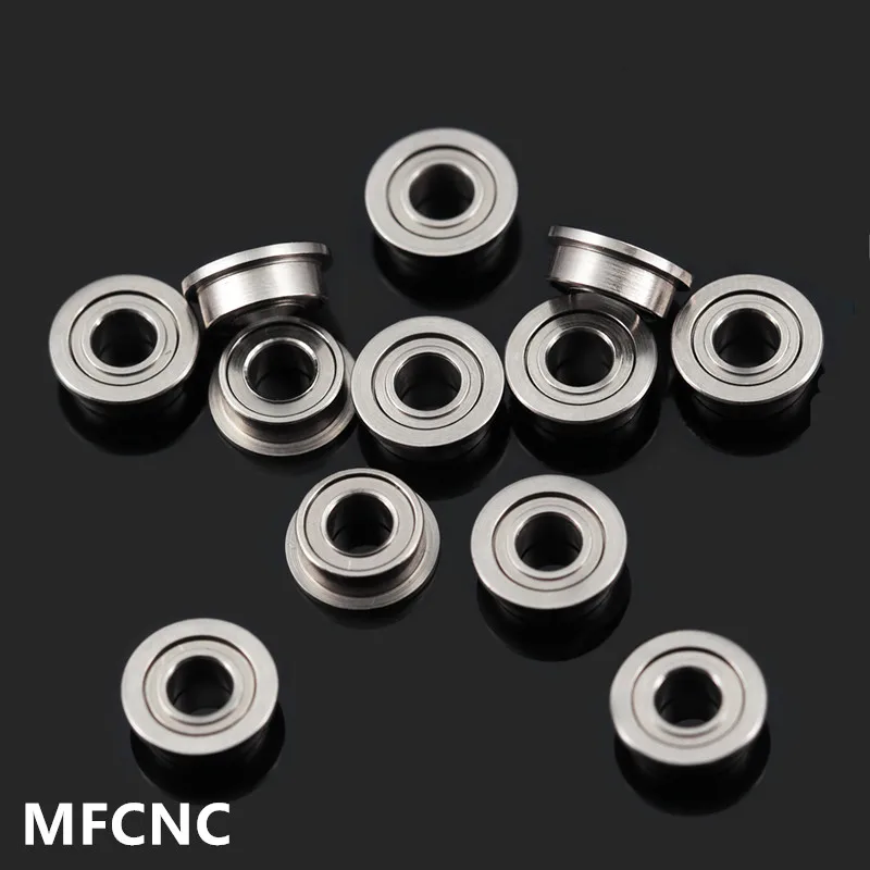 

5pcs miniature ball flange bearings MF52/63/73/74/83/84/85/95/105/106/126/128ZZ