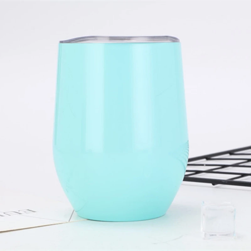 

12OZ Insulation Eggshell Cup Stainless Steel Cup Eggshell Shape Coffee Cup Portable Eggshell Cup For Kitchen