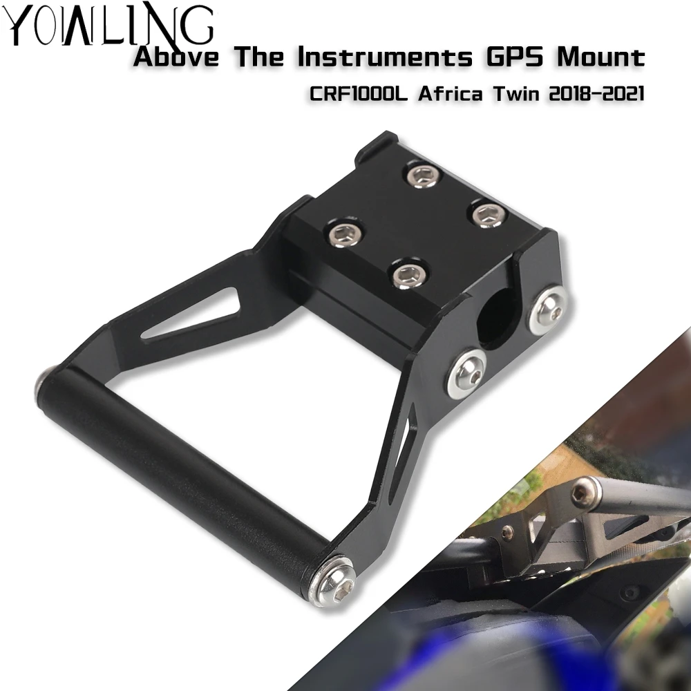 

Motorcycle Mobile Phone GPS MOUNTING BRACKET Handlebar Bracket Support For Honda CRF1000L Africa Twin 2018-2021 2020 2019 2018